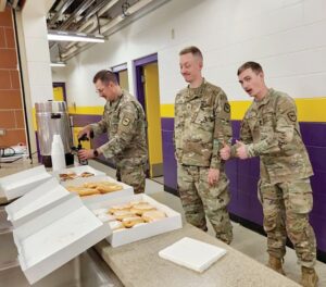 VFW Post 3351 bids farewell to local soldiers after training
